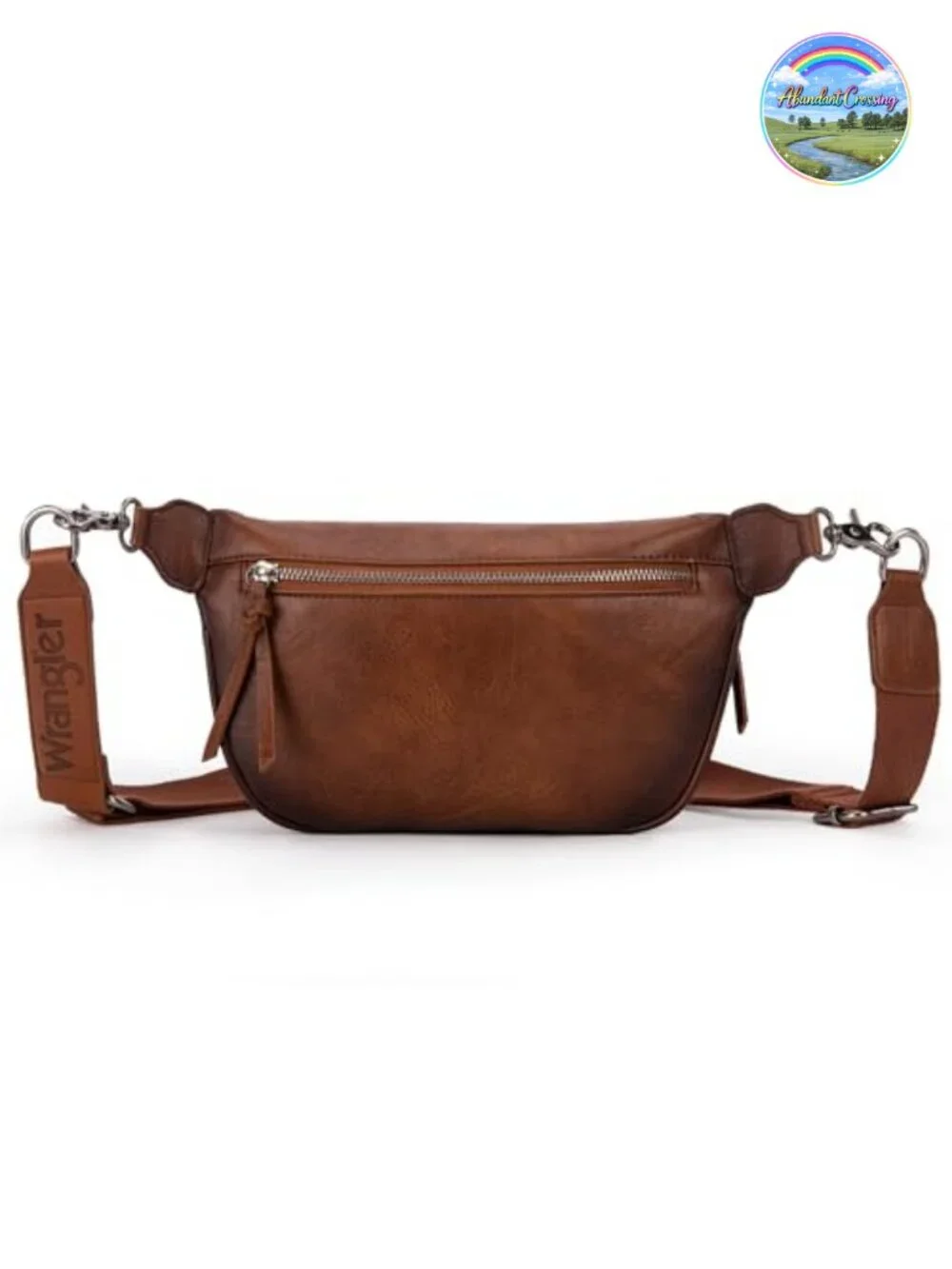 Wrangler Faux Leather Waist Pack Travel Belt Bag Crossbody Sling Purse